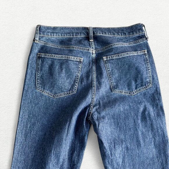 GAP ‘90s Straight High Rise in Dark Indigo Wash - Picture 6 of 8